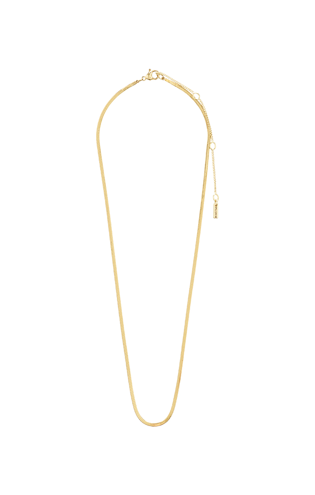 NIKITA RECYCLED HERRINGBONE CHAIN NECKLACE