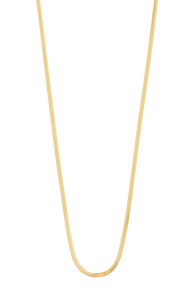 NIKITA RECYCLED HERRINGBONE CHAIN NECKLACE