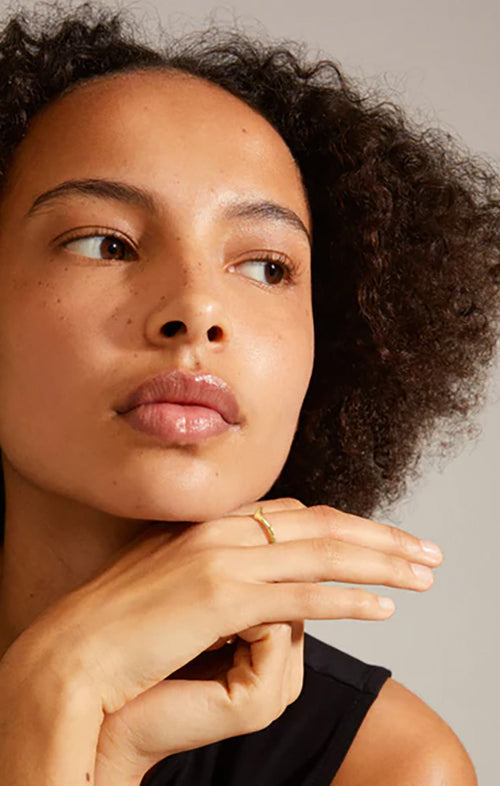 PILGRIM LULU WISHBONE RING IN GOLD