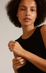 PILGRIM LULU WISHBONE RING IN SILVER