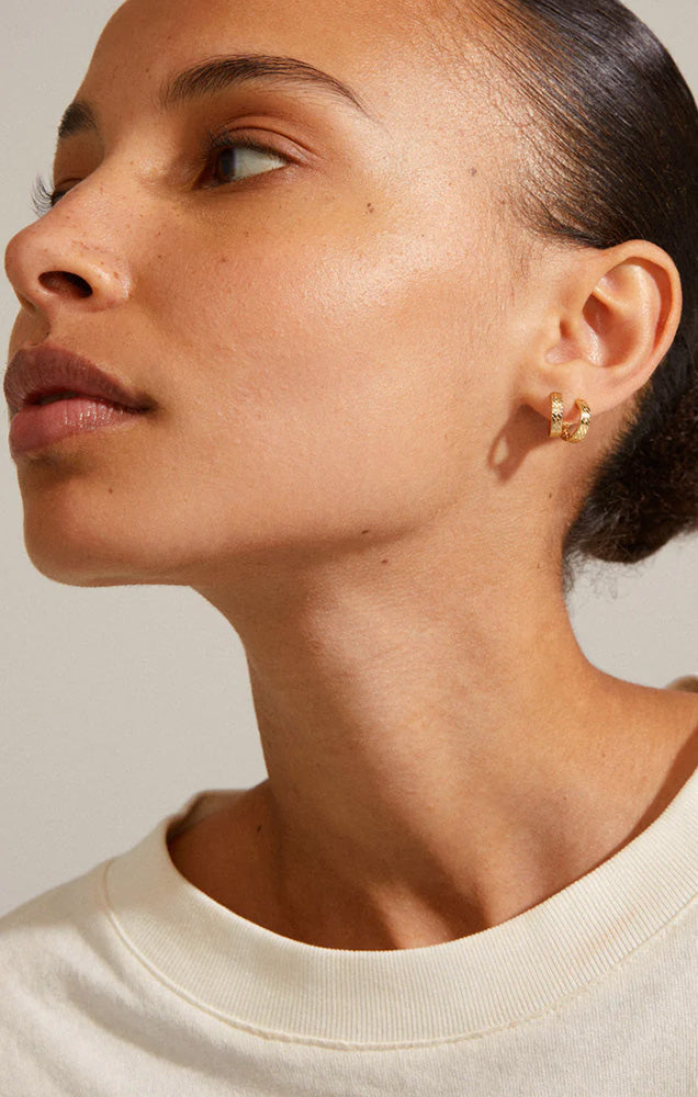 PILGRIM JOANNA HOOP EARRINGS IN GOLD