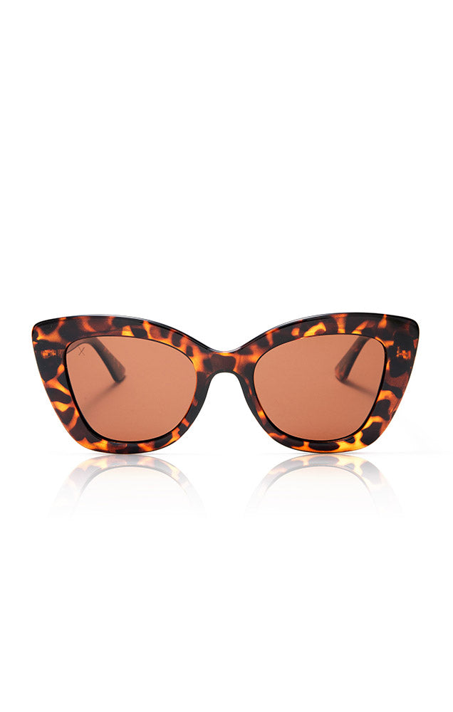 dime. BEVERLY SUNGLASSES IN TORTOISE/BROWN