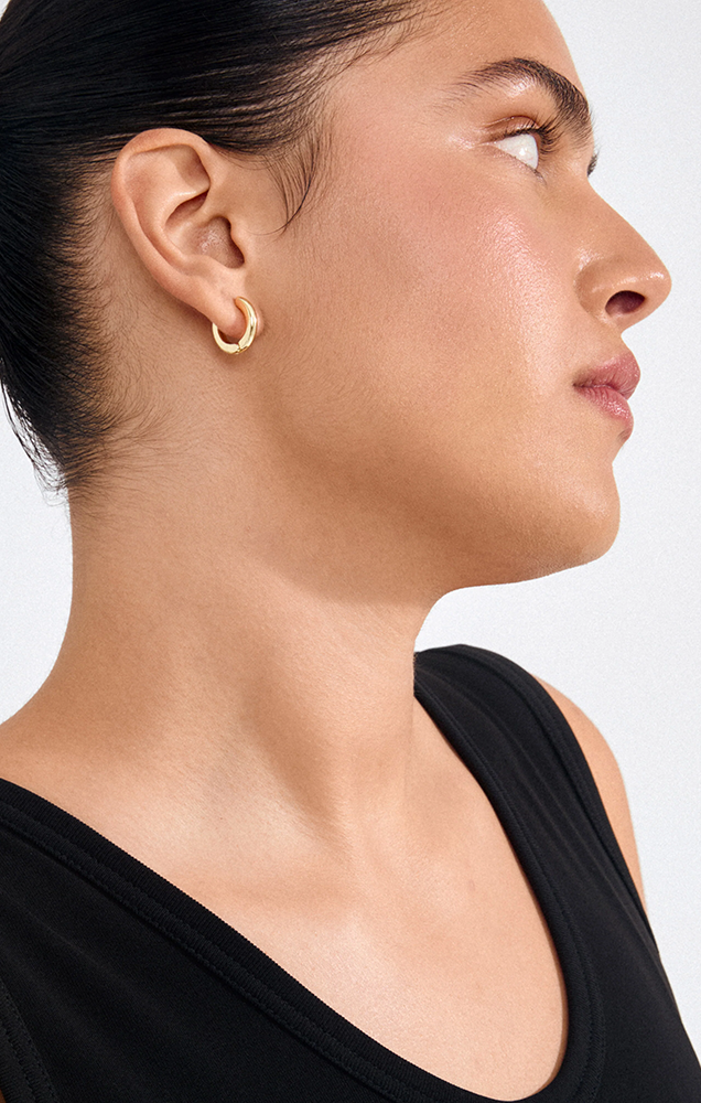 TYRA RECYCLED HOOP EARRINGS