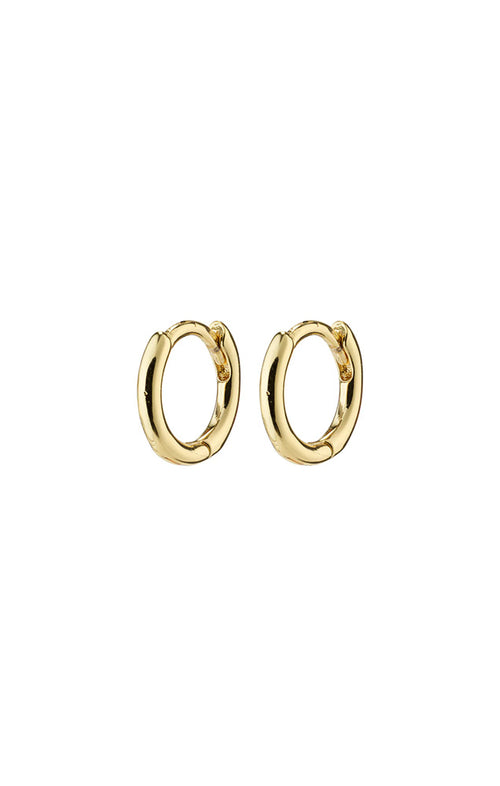 PILGRIM EANNA RECYCLED HUGGIE HOOPS IN GOLD