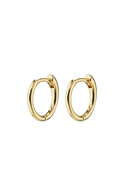 PILGRIM EANNA RECYCLED SMALL HOOPS IN GOLD