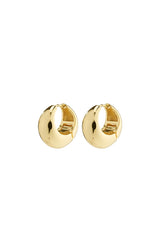 AMBER RECYCLED CHUNKY HOOPS IN GOLD