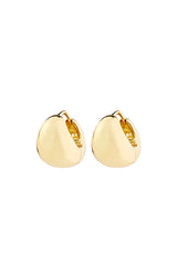 JUA RECYCLED CHUNKY HOOP EARRINGS IN GOLD