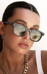 FREYRS JASPER SUNGLASSES IN TORTOISE/GREEN