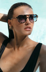 FREYRS HAVANA SUNGLASSES IN MILKY TORTOISE
