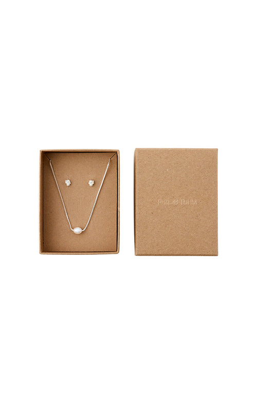 PILGRIM ALAYAH GIFT SET IN SILVER
