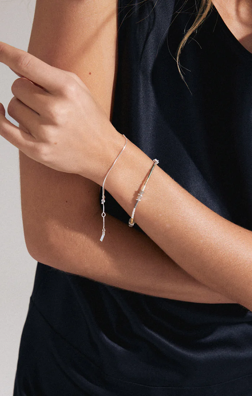 PILGRIM PIXIE BRACELET 2-IN-1 SET IN SILVER