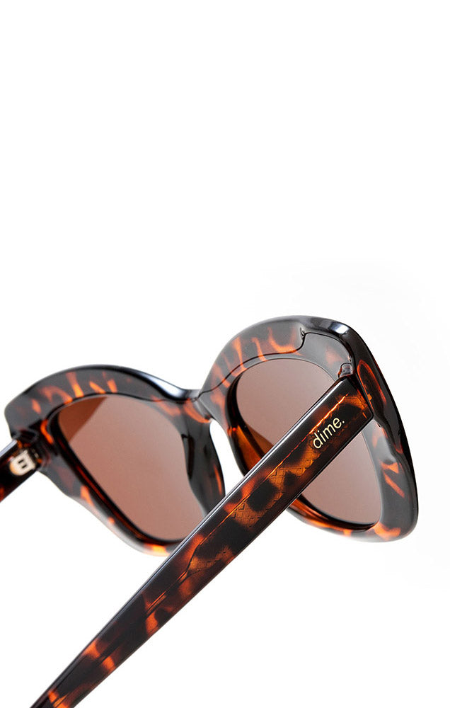dime. BEVERLY SUNGLASSES IN TORTOISE/BROWN