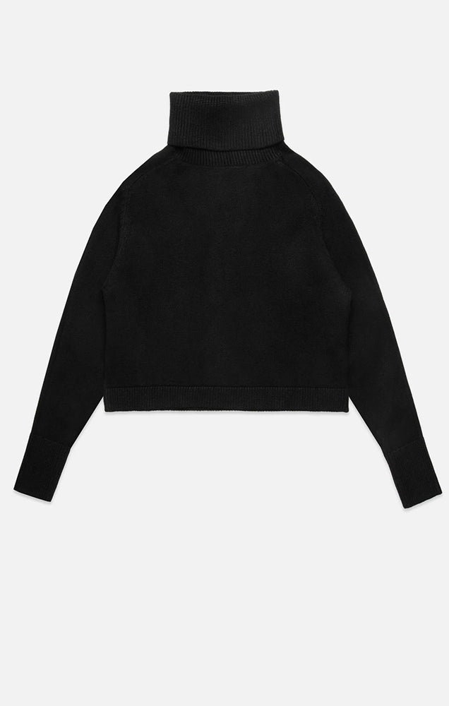 PUGLIESE TURTLENECK SWEATER IN BLACK
