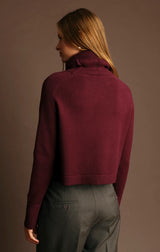 PUGLIESE TURTLENECK SWEATER IN LIGHT GREY