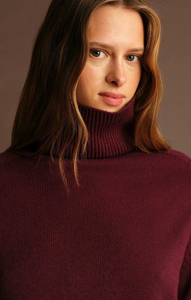 PUGLIESE TURTLENECK SWEATER IN BLACK