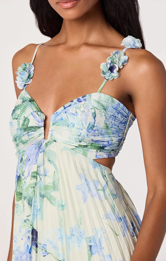 Emese Floral Cutout Maxi Dress