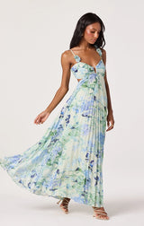 Emese Floral Cutout Maxi Dress