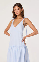 Amalina Drop-Waist Maxi Dress