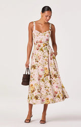 Ciana Linen Midi Dress