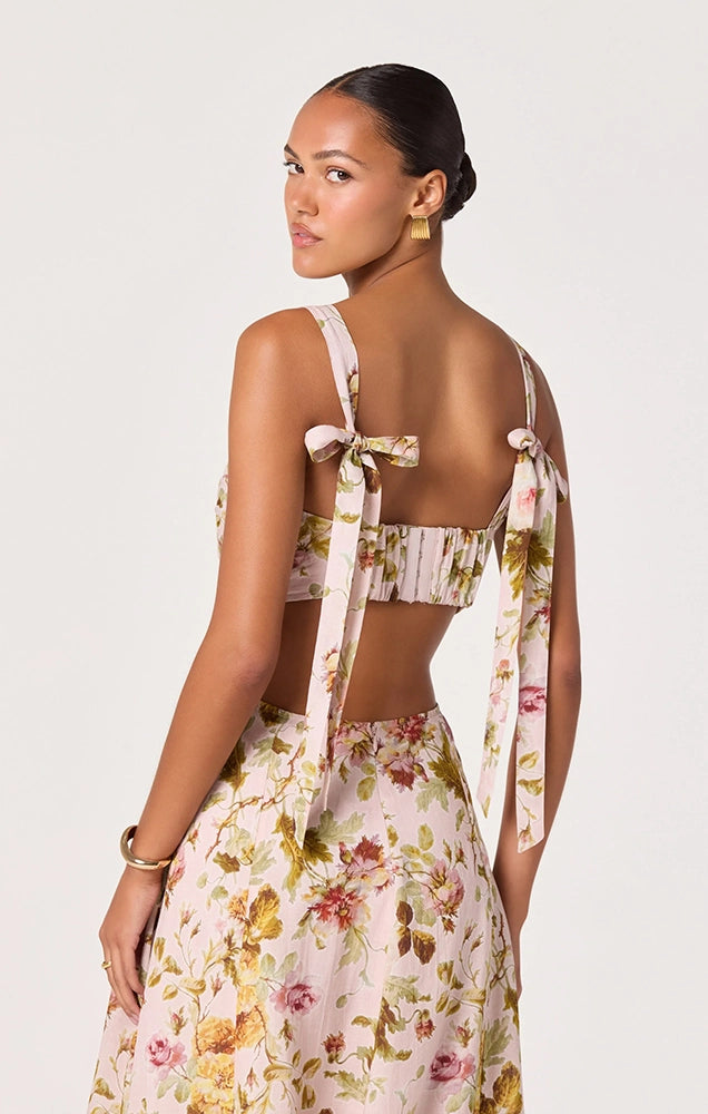 Ciana Linen Midi Dress