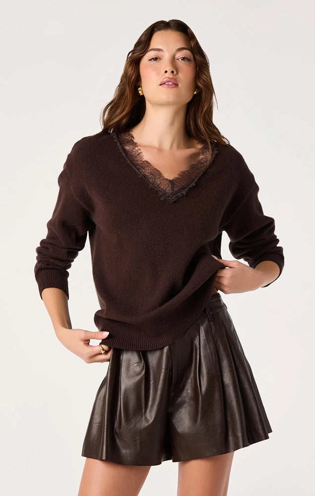 Atherton Faux Leather Pleated Shorts