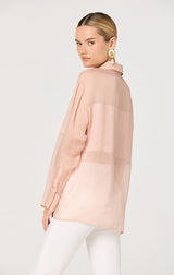 EVIE SHEER BUTTON UP SHIRT