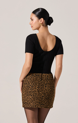 NIKOLA RIBBED KNIT SWEATER TOP