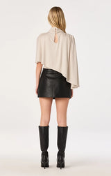 Jailene Asymmetric Cape Top