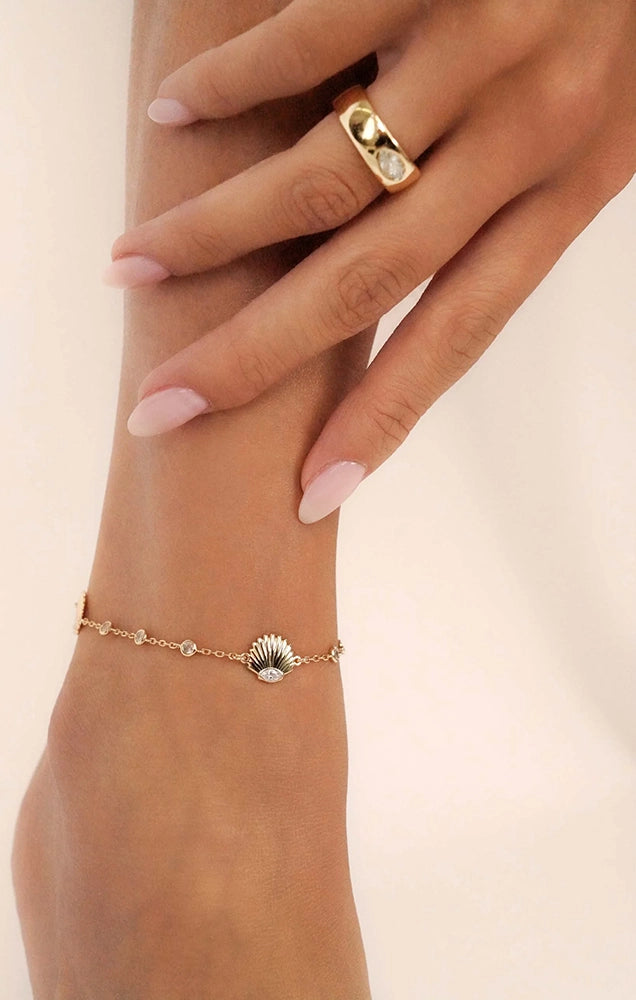 Santorini Shell Anklet