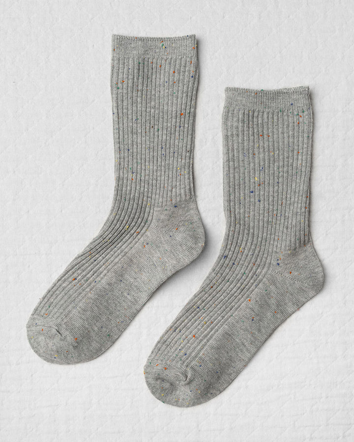 CONFETTI SOCKS IN ASH GREY