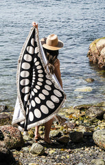 TOFINO TOWEL CO. AXEL VELOUR ROUND TOWEL