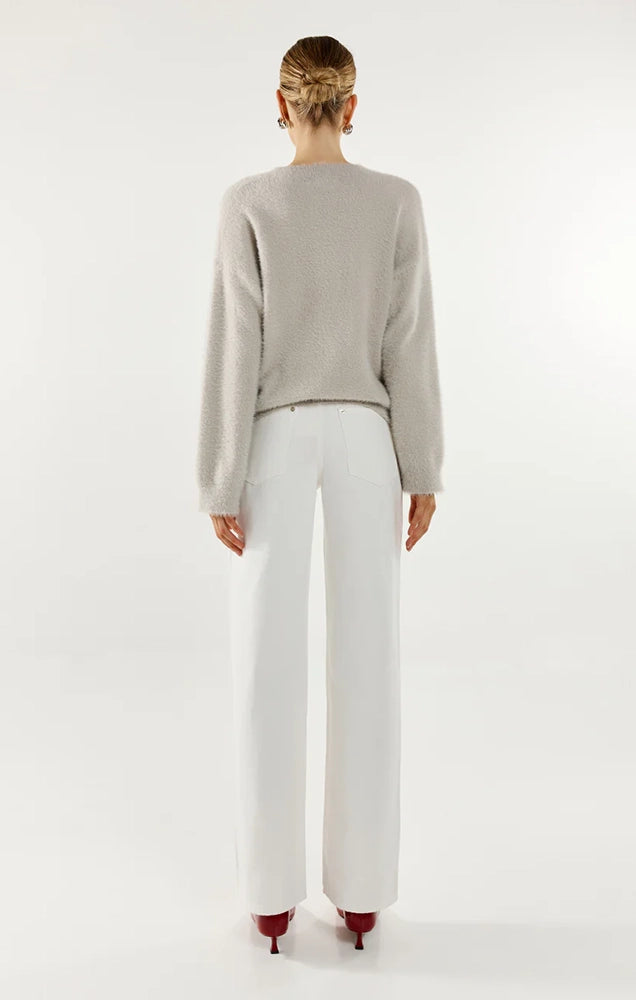 ANGELINA KNIT JUMPER IN GREY