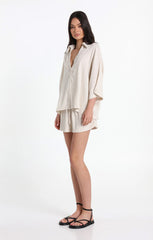 LOST IN LUNAR BILLIE SHIRT - SAND