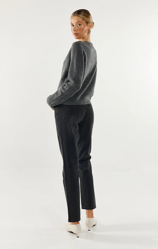 BONNIE CARDIGAN IN CHARCOAL