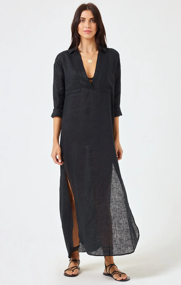 CAPISTRANO TUNIC IN BLACK