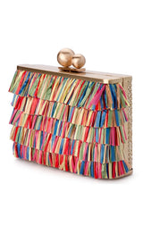 Carlita Carnivale Fringe Clutch Bag
