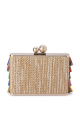 Carlita Carnivale Fringe Clutch Bag