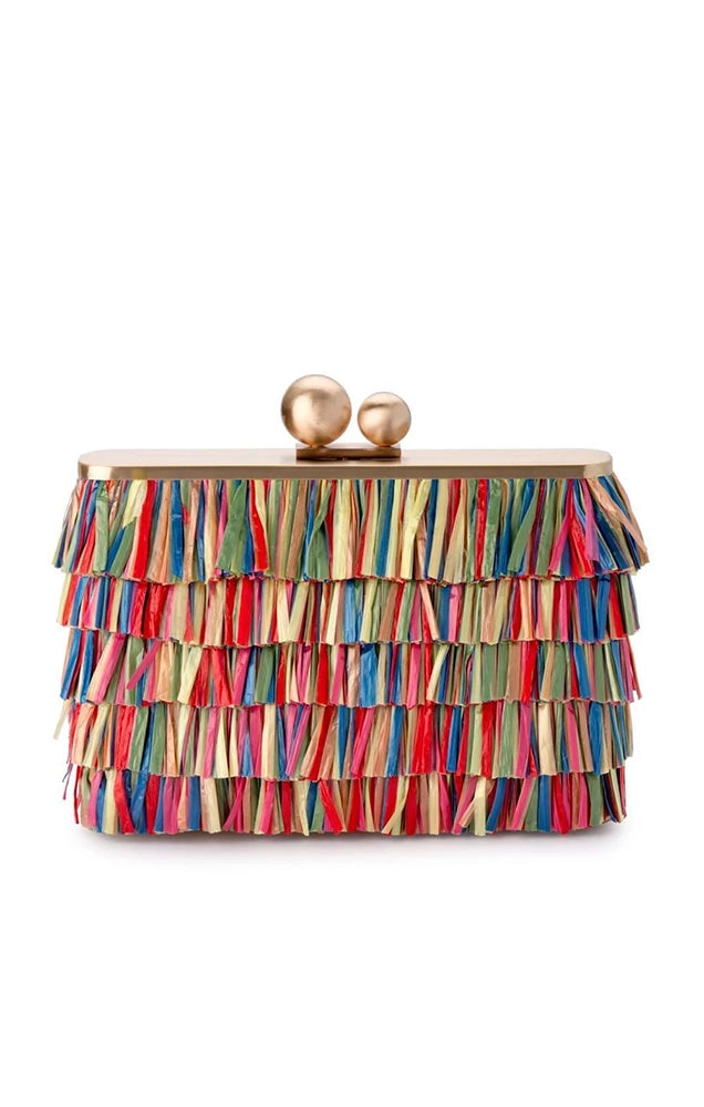 Carlita Carnivale Fringe Clutch Bag