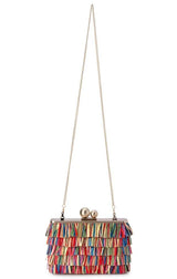 Carlita Carnivale Fringe Clutch Bag