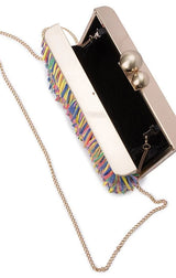 Carlita Carnivale Fringe Clutch Bag