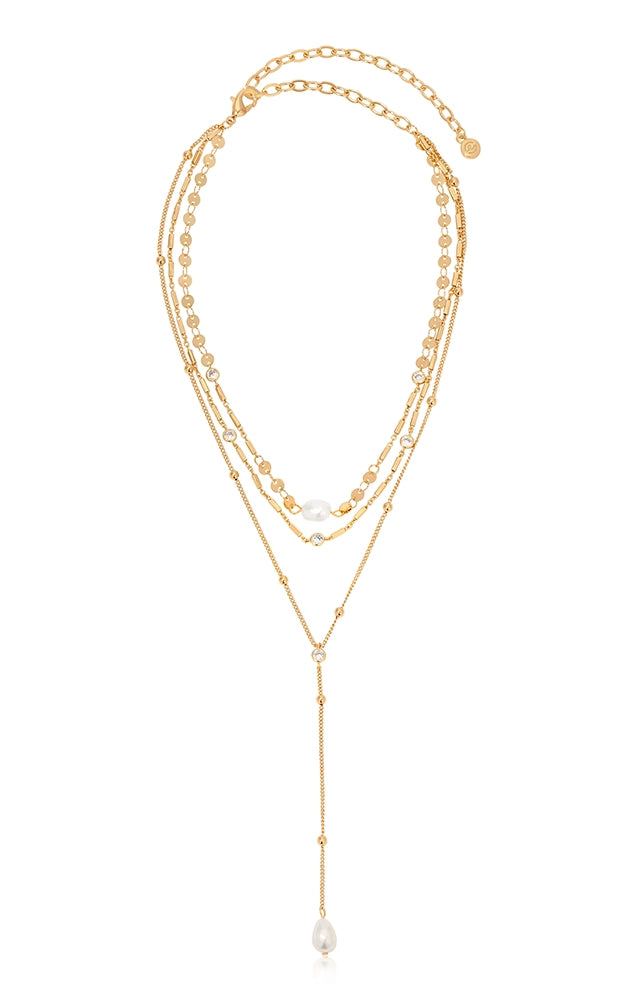 Forever Falling Pearl Lariat