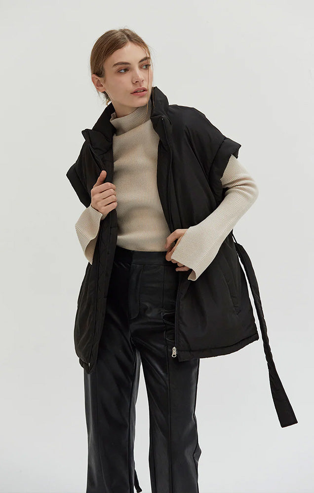 ELLIOT MOCK NECK PUFFER VEST