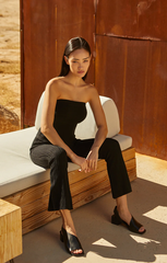 CRESCENT LUCILLE CROPPED KNIT PANTS