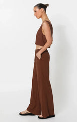 LOST IN LUNAR CELESTE TOP IN CHOCOLATE