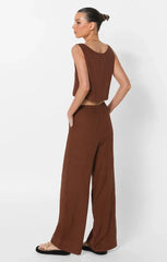 LOST IN LUNAR CELESTE TOP IN CHOCOLATE