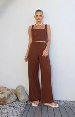 LOST IN LUNAR CELESTE TOP IN CHOCOLATE