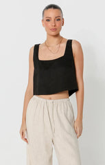 LOST IN LUNAR CELESTE TOP IN BLACK