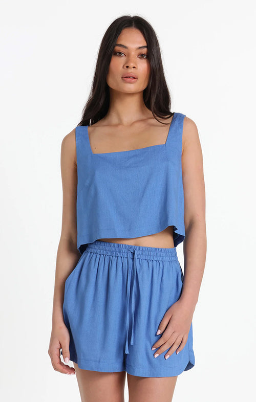 LOST IN LUNAR MADISON SHORTS - CORNFLOWER