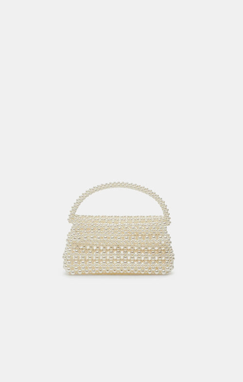 DOLCE VITA ELLOISE VANILLA PEARLS BAG