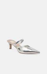 KANIKA MID HEEL IN SILVER